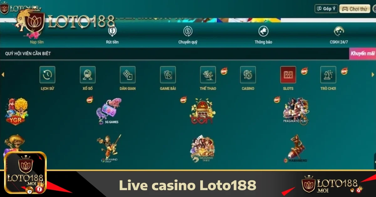 Loto188: Đăng nhập chơi loto188 thưởng 88k - Đăng ký ngay🔥 6 Casino Trực Tuyến Loto188 – Sòng Bạc Đỉnh Cao Với Đổi Thưởng Nhanh