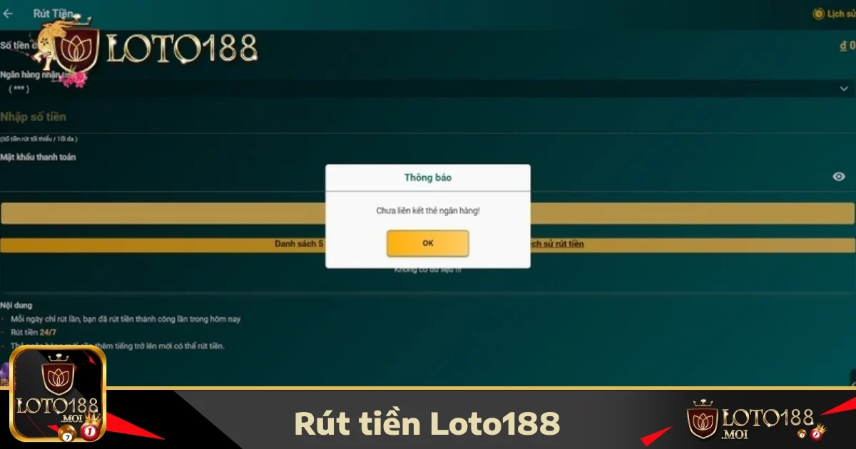 Các vấn đề thường gặp khi rút tiền LOTO188 và cách khắc phục